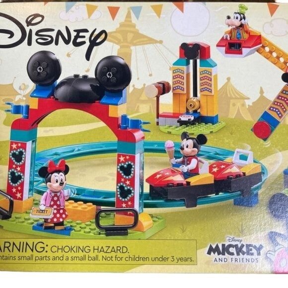 Lego 10778 Disney Mickey Minnie Goofys Fairground Fun 184 Pcs New retired - Picture 3 of 11